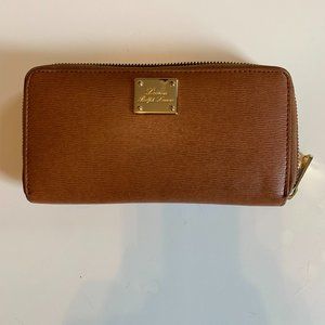 Ralph Lauren Brown Leather Wallet